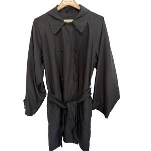 Eddie Bauer Black Trench Coat
